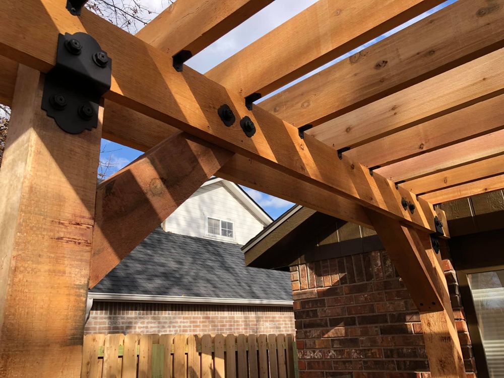 Custom Pergolas for Ozark Deck Company in  Rogers, Arkansas