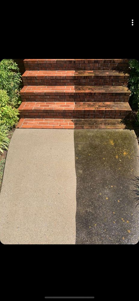 Brick cleaning for JB Applewhite's Pressure Washing in Anderson, SC