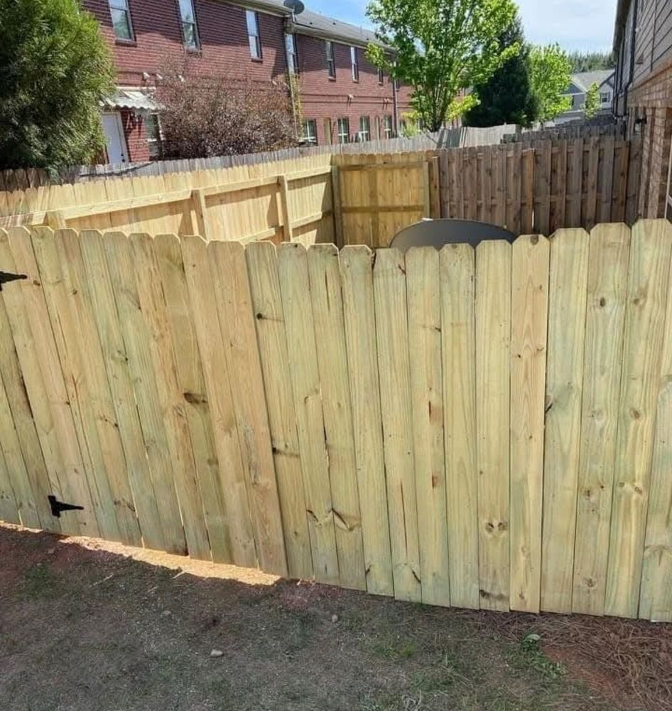 Fencing for All Out Construction in Atlanta, GA