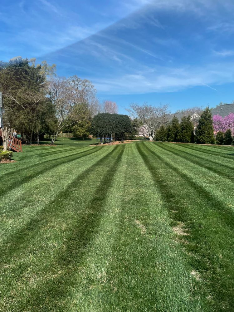 Lawn Mowing for DLS Landscaping in Charlotte, NC