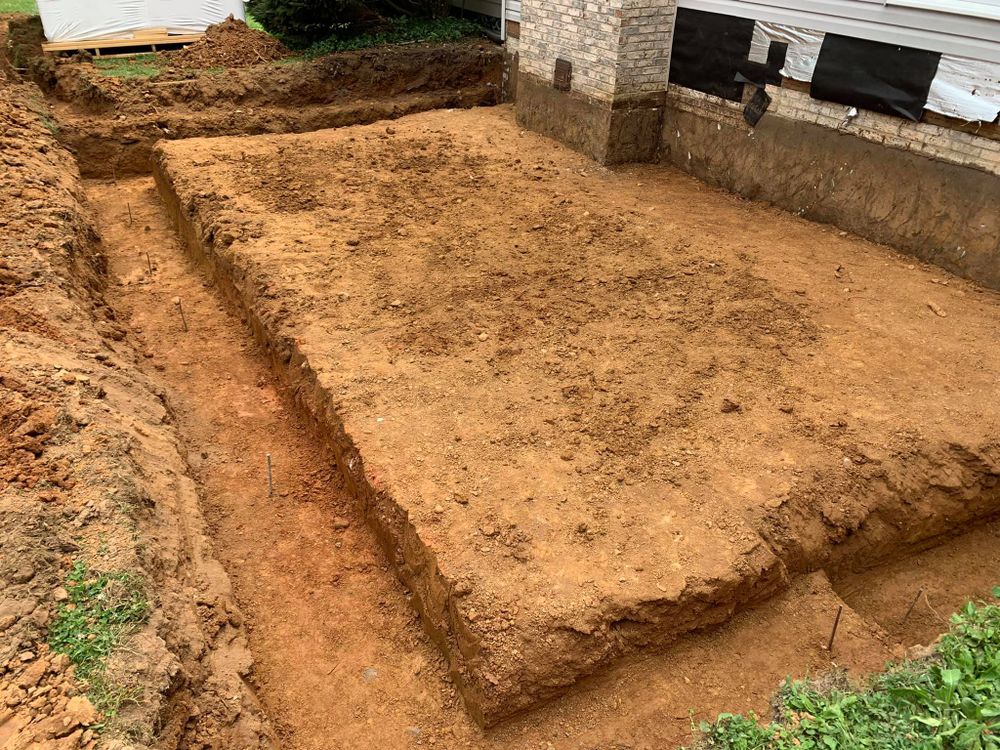 Our excavating contractor specializes in precise foundation excavation, ensuring a solid base for your home by meticulously removing soil and debris to prepare the site for safe and efficient construction projects. for B.E. Contracting LLC in White Marsh, MD