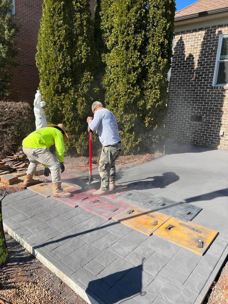 Arce’s concrete finishing team in Winston Salem, NC - people or person