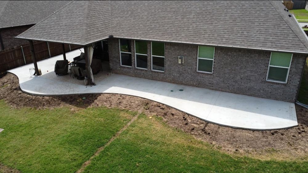 Transform your outdoor living space with our Patio Design & Installation service. Our expert team will work with you to create a beautiful and functional patio that enhances your home's aesthetic appeal. for MTZ Concrete Services in Tulsa, OK