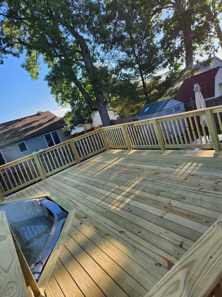 Pool Decks for Mitchell Builders LLC in Lake County, IN