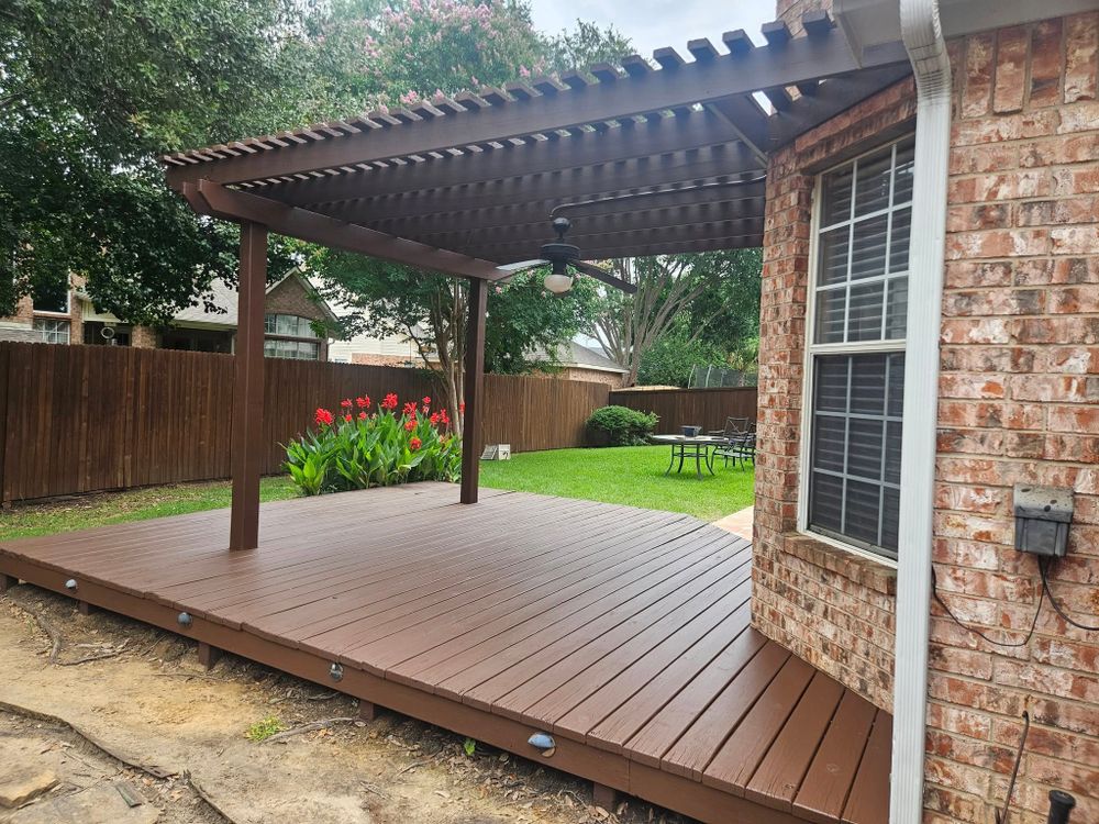 Outdoor Wood for Armor Fence Staining in Highland Village, TX