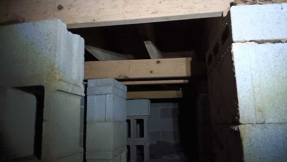Subfloor repair and Beam Shoring for Dead Tree General Contracting in Carbondale, Illinois