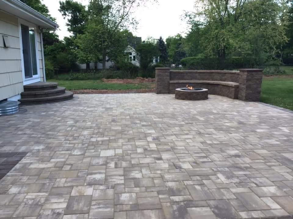 Our Patio Design & Construction service creates stunning outdoor living spaces for homeowners, providing a beautiful and functional area to entertain guests or relax with family. for Dave's PRO Landscape Design & Masonry, LLC in Scotch Plains, New Jersey