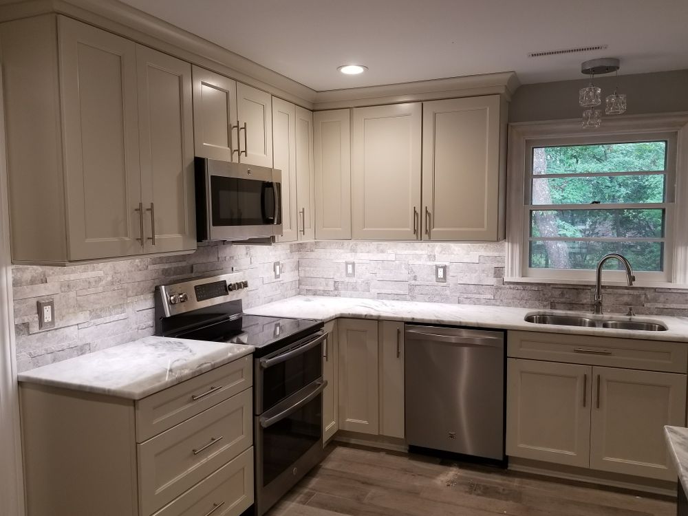 Kitchen renovations for GVL Renovations in Greenville, SC