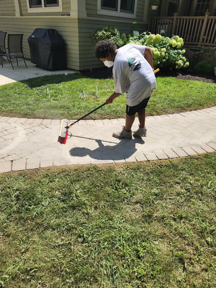 Hardscape washing  for Lamb's Landscapes & Hardscapes in Syracuse, New York