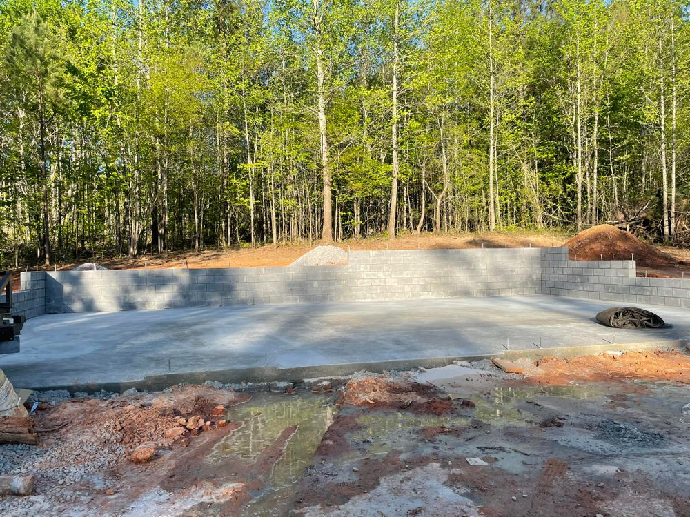 Concrete Work for AztecArt LLC in Franklin, GA