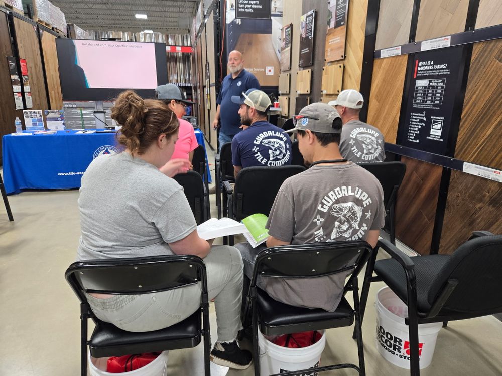 Certifications & Training for Guadalupe Tile Company in New Braunfels, TX