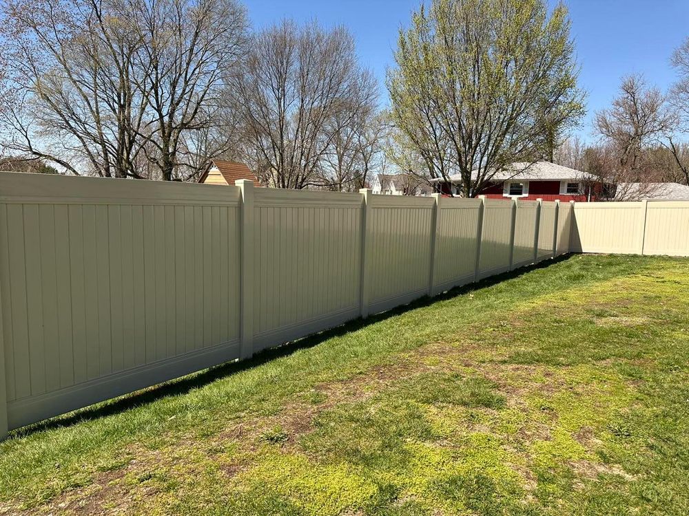 Fence Installation for Illinois Fence & outdoor co. in Kewanee, Illinois