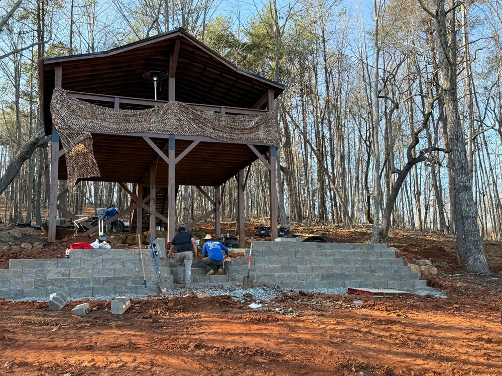 Retainwall  for Rainman Pro Irrigation and Landscape LLC in Rock Hill, SC