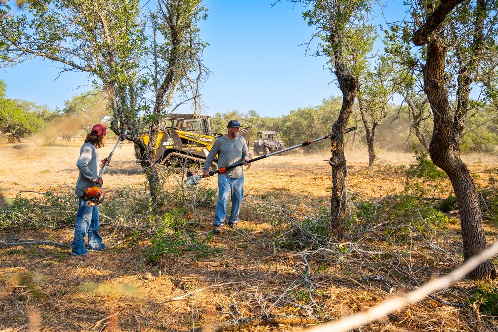 Tree Trimming and Removal for 512 Land Clearing in Blanco County, TX