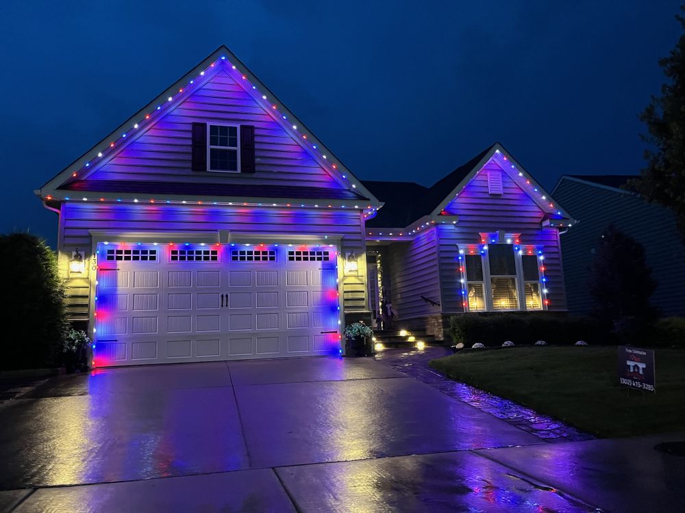 Permanent Lighting for Happy Holiday Christmas Lighting in Mullica Hill, NJ