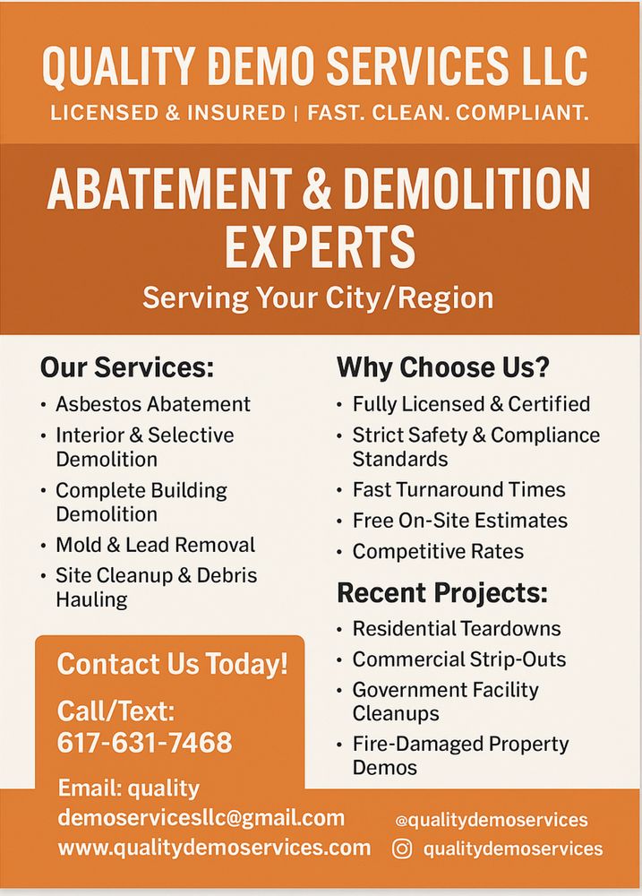 All Photos for Quality Demo Services LLC in Lawrence, MA