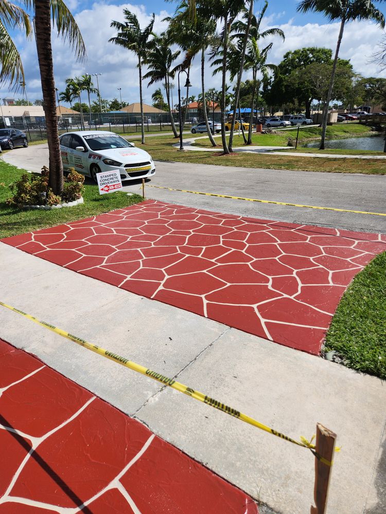 All Photos for Beautiful and Affordable Stamped Concrete by Castilla Concrete Finish Design Corp in Sunrise, FL
