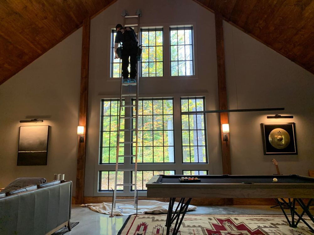 Window Cleaning for LeBlanc’s Property Solutions in Lee, NH