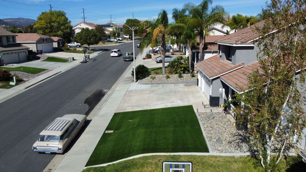 Concrete Edging for Aidan Jade Landscaping in Riverside County, CA