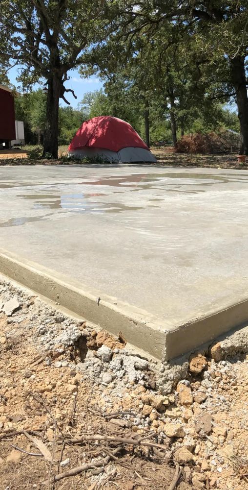 Concrete for Mel Concrete and Construction in College Station, TX