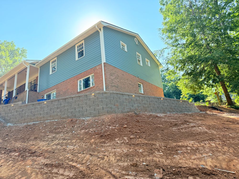 Retainwall  for Rainman Pro Irrigation and Landscape LLC in Rock Hill, SC