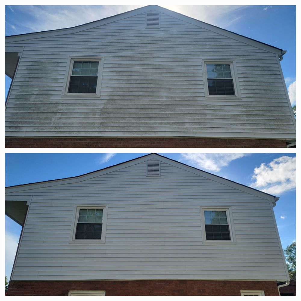 Home Softwash for PD Pressure Washing in Williamsburg, Virginia