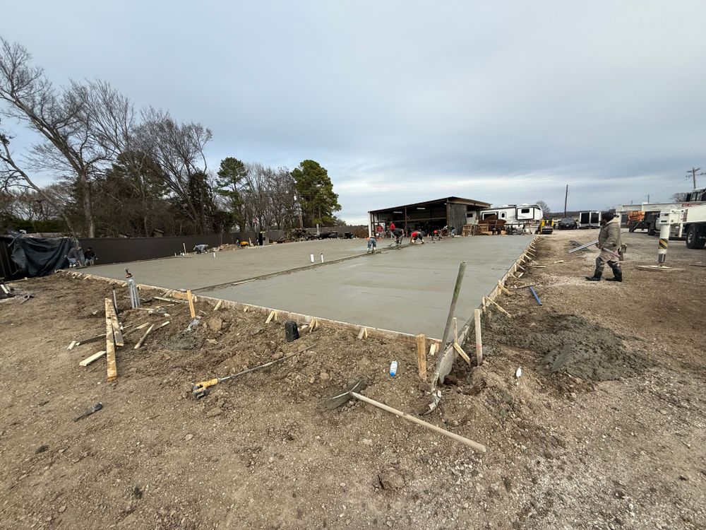 Concrete for BR Construction LLC in Corsicana, TX