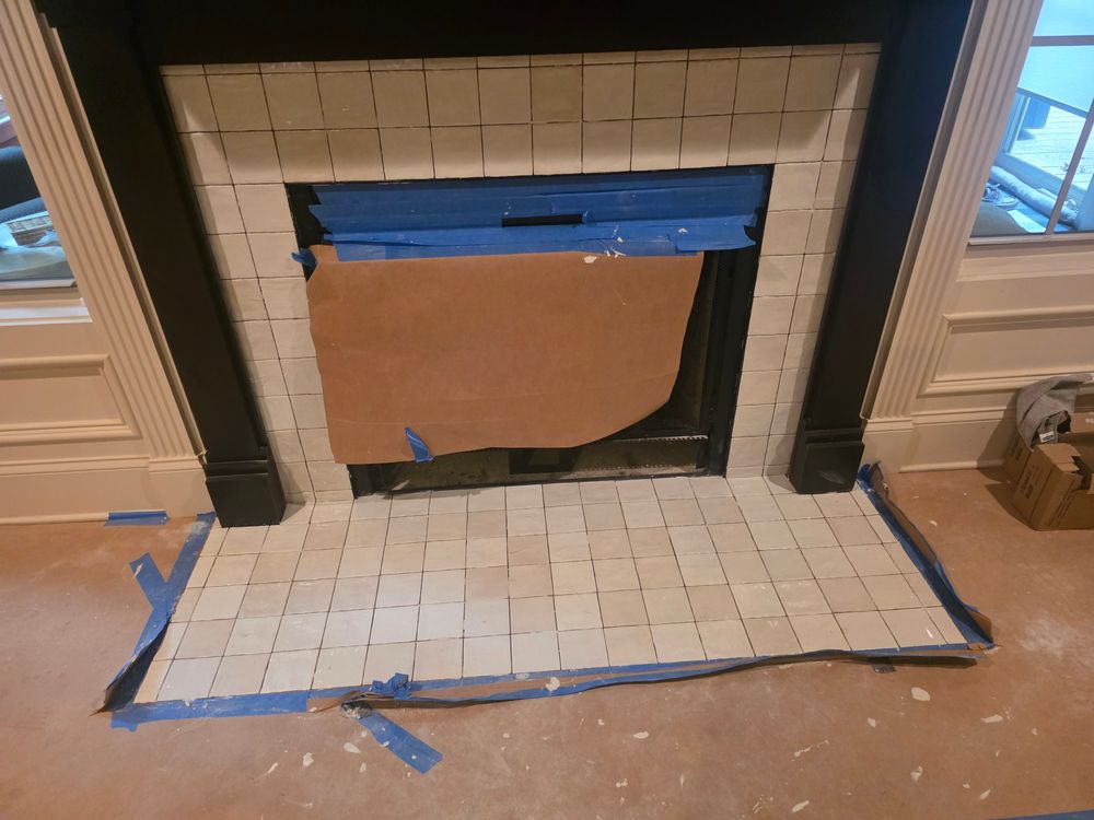 Backsplash and Fireplaces for Novo Tile Co. in Wendell, NC