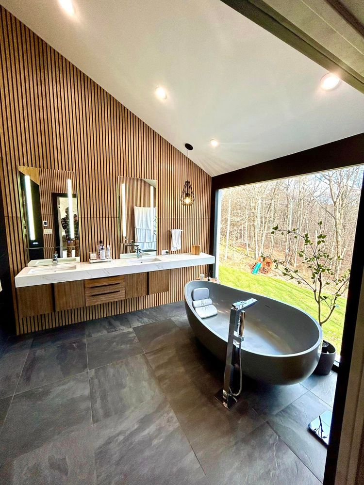 Transform your bathroom into a modern, functional space with our expert renovation services. We customize designs to fit your style and budget, ensuring quality craftsmanship and exceptional customer satisfaction every step of the way. for Caravetta Home Renovations in Southbury, CT