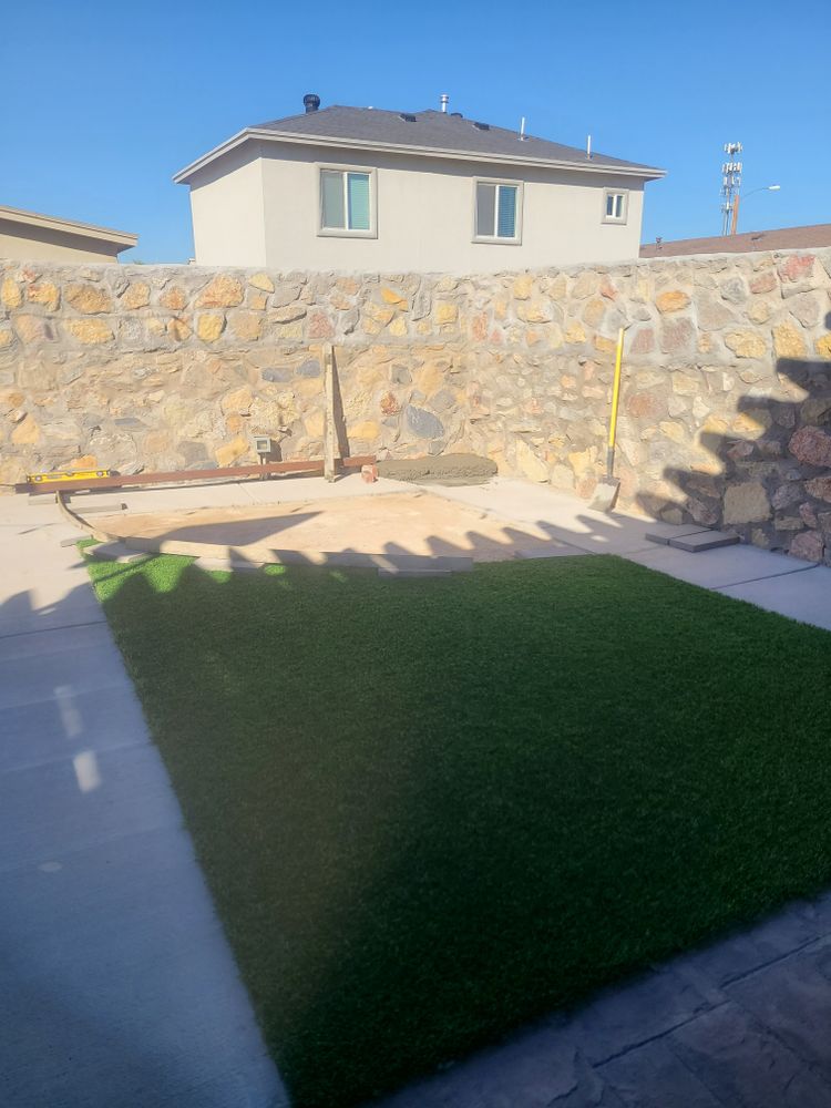 Residential Concrete Slab for ADM Landscaping & Irrigation LLC in El Paso,  TX