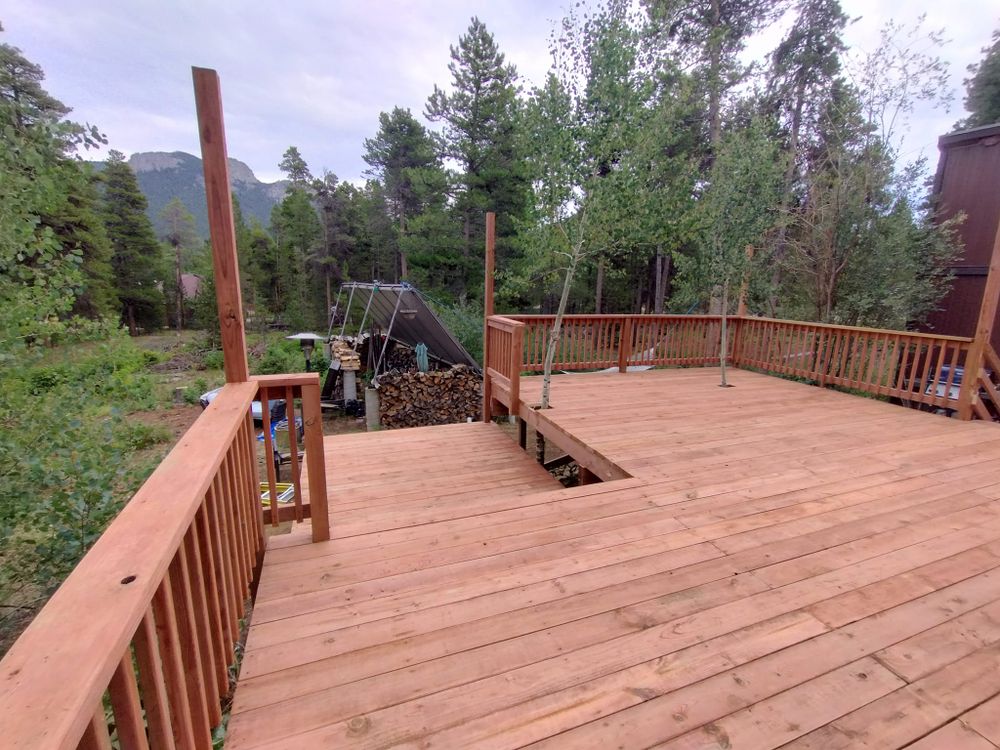 Transform your outdoor space with our expert deck and patio installation services, offering durable materials, customized designs, and professional craftsmanship to enhance beauty and functionality in your home's exterior oasis. for Berry Handy Services in Loveland, CO