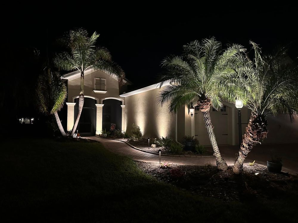 Enhance your home's curb appeal and safety with our energy-efficient Low Voltage Lighting solutions, offering easy installation, minimal maintenance, and ambient illumination that highlights architectural features without inflating your electricity bill. for Luxury Outdoor Lighting in Venice, FL