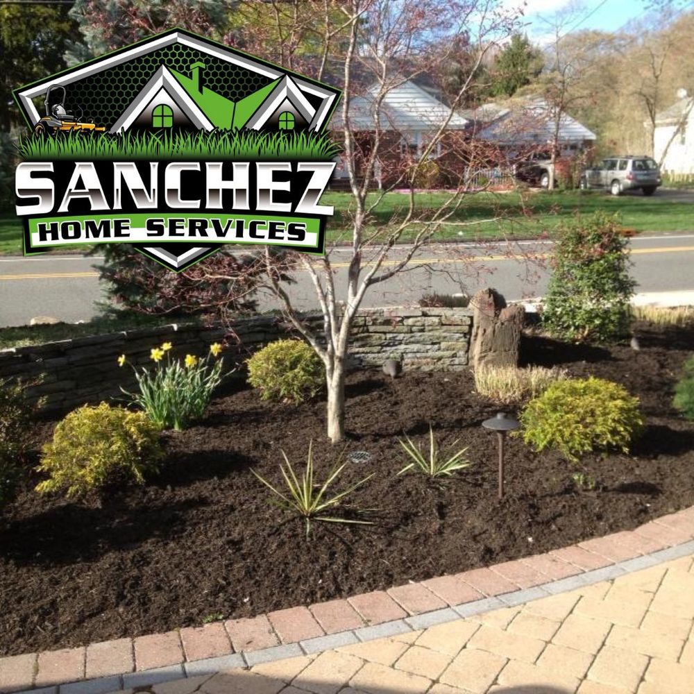 Enhance your garden's health and appearance with our professional mulch installation service, designed to retain moisture, suppress weeds, and enrich soil while adding a polished look to your landscape. for Sanchez Home Services in Pompton Lakes, NJ