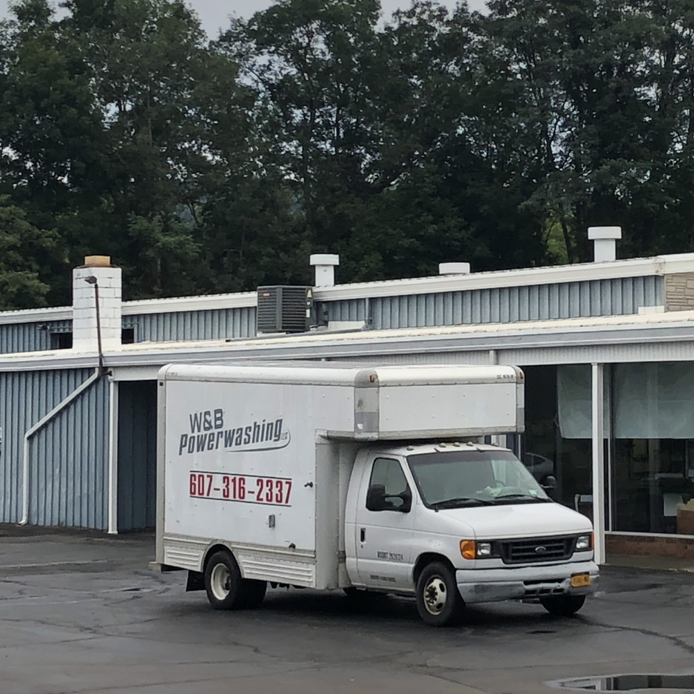 Commercial Power Washing for W & B Powerwashing LLC in North Norwich, NY