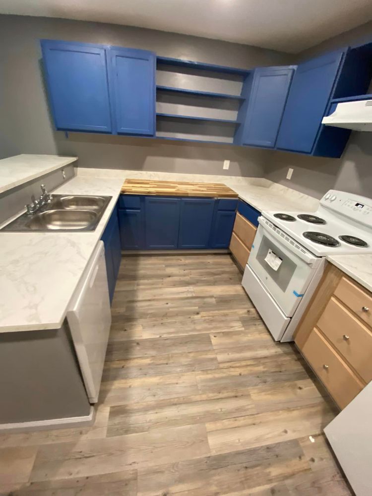 Transform your kitchen into a modern, functional space with our professional kitchen renovation service. From custom cabinetry to stylish countertops, we'll enhance your home's value while ensuring top-quality craftsmanship. for For My Kids Construction and Cleaning LLC in Carrolton, GA