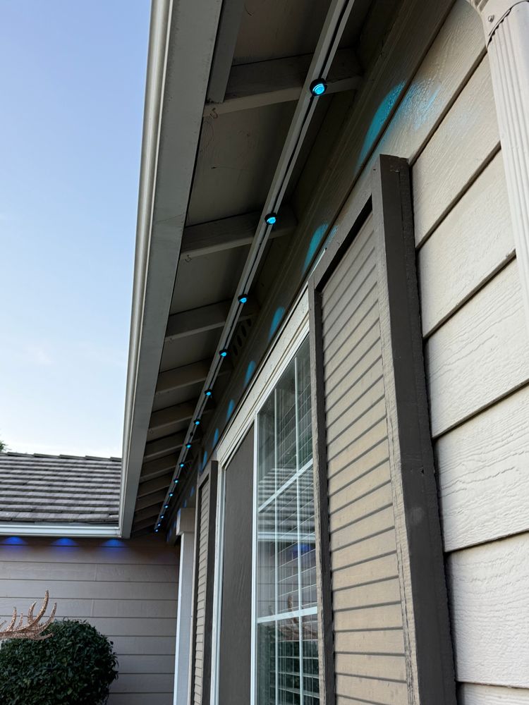 Permanent lighting for GGG Home Services in San Jose, CA