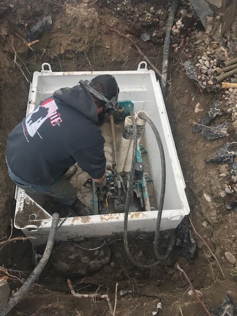 Water Line Installation for North Point Trenchless in Sandpoint, ID