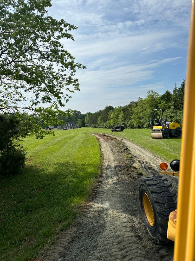 Grading for James R Carter Paving in Roanoke, VA