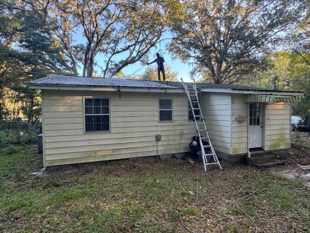 Soft Roof Wash for Patriotic Pressure Washing & Paver Sealing in Green Cove Springs, FL