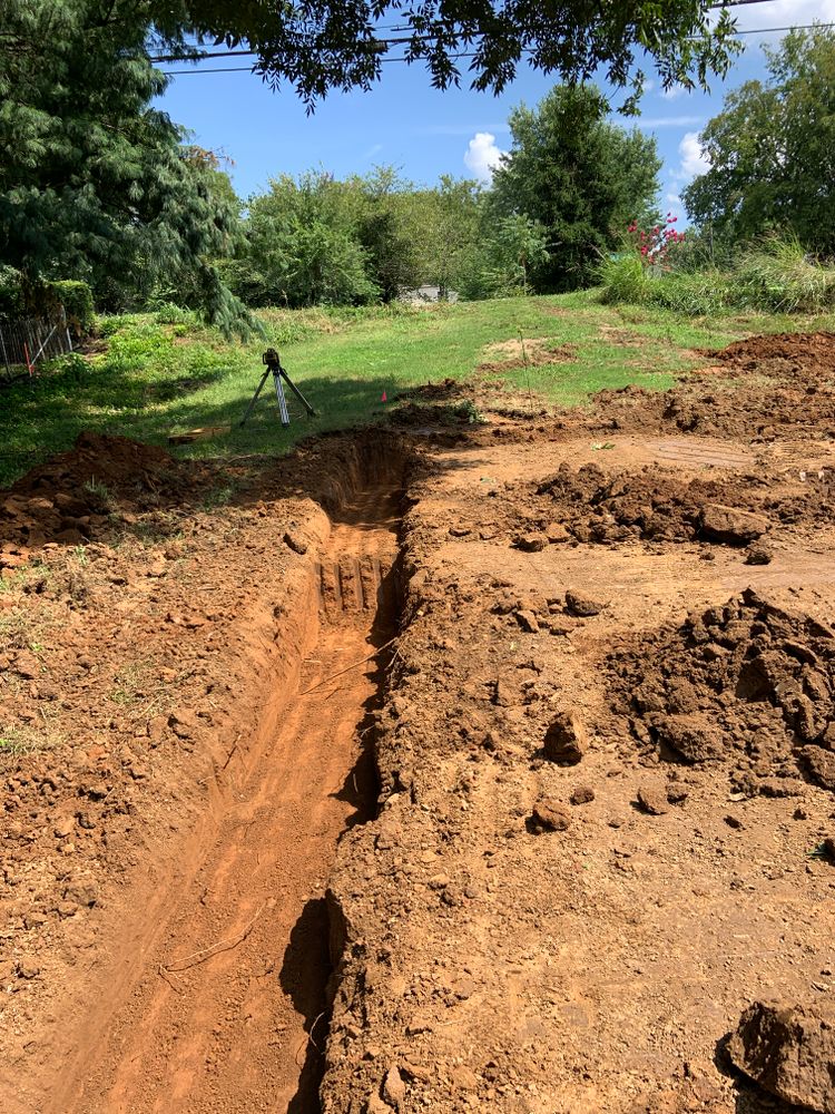 Site prep for Holmes Septic Works LLC in Knoxville, TN 