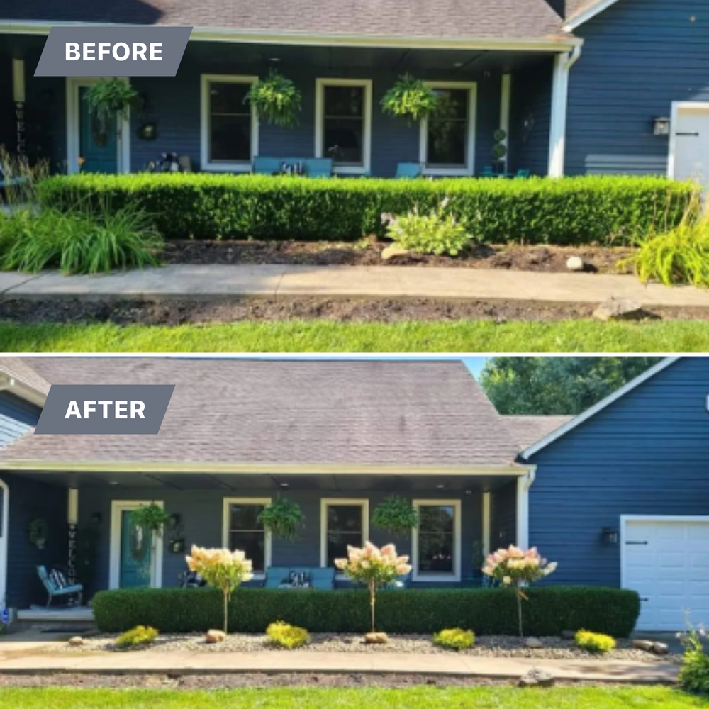 Mulching for Rose City Lawn & Landscaping in Springfield, Ohio