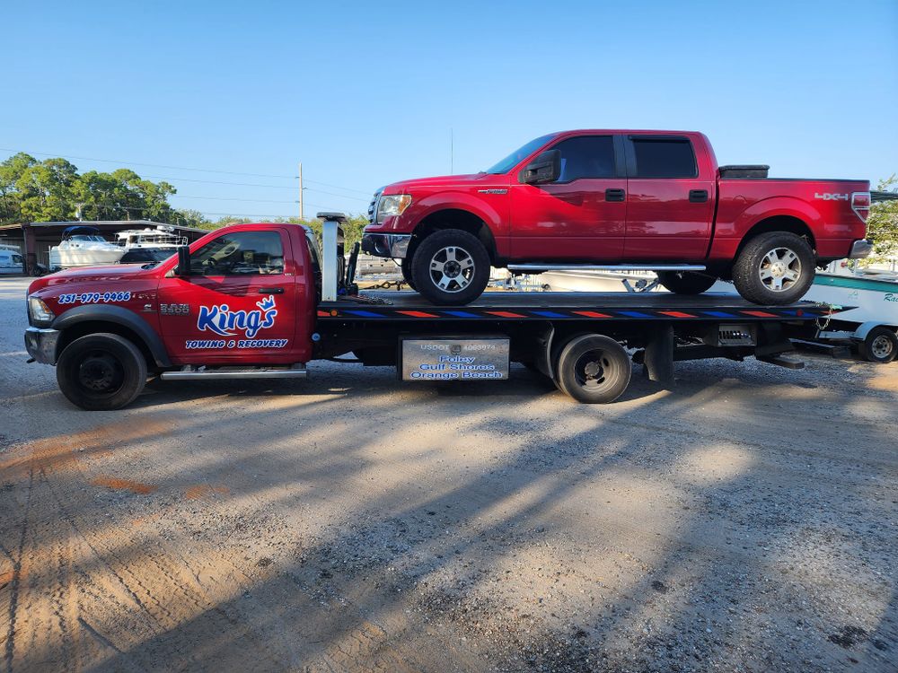 Towing for King's Towing and Recovery in Foley, AL