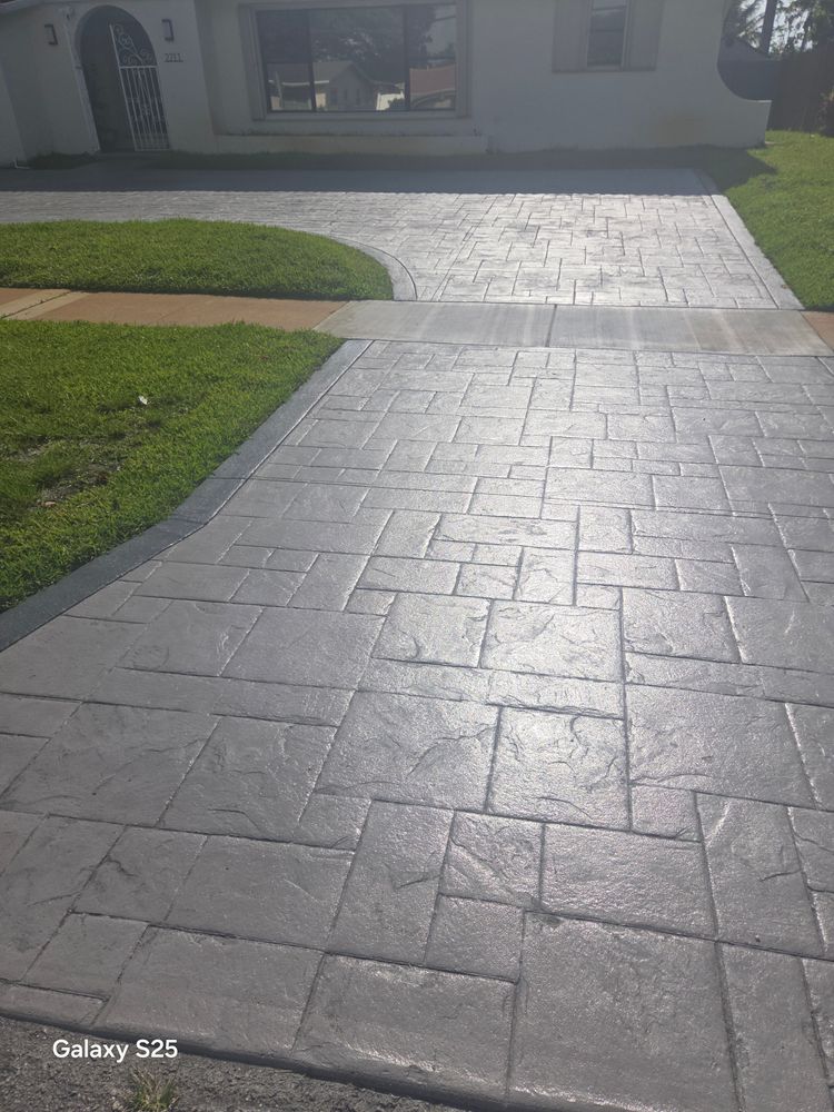 All Photos for Beautiful and Affordable Stamped Concrete by Castilla Concrete Finish Design Corp in Sunrise, FL