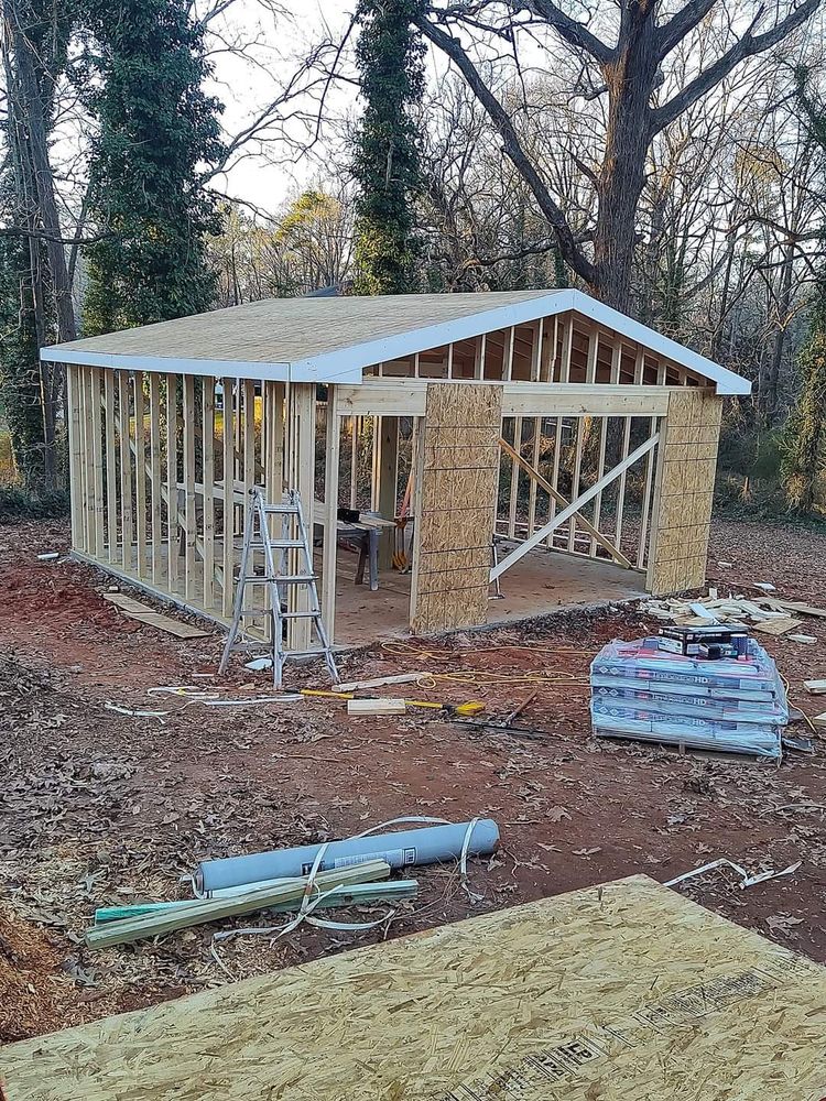 Framing for Rick's creative home improvement and repair in Atlanta, GA