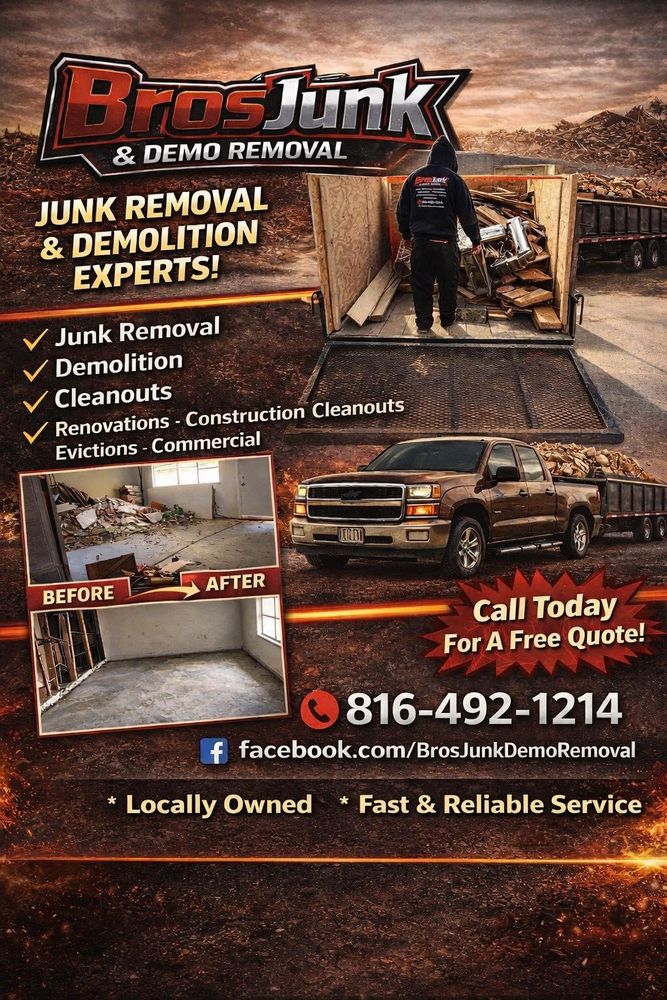 All Photos for Bros Junk & Demo Removal in Kansas City, MO