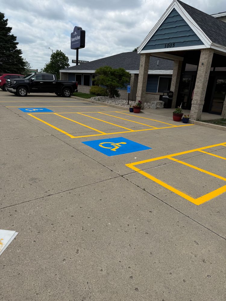 All Photos for Midwest Line Striping LLC in Spirit Lake, IA