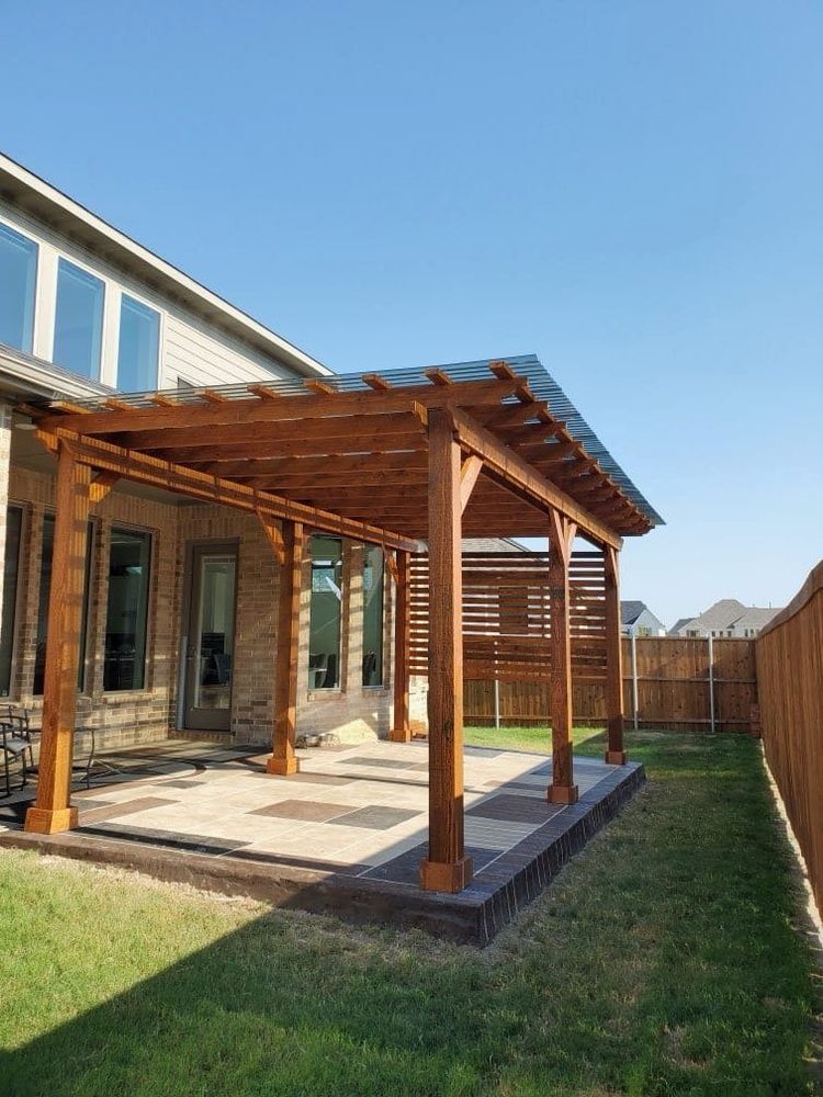 Elevate your outdoor living space with our expert Patio Design & Installation service. Our team will transform your backyard into a stylish and functional area for relaxing and entertaining guests. for D & A Concrete Designs in Fort Worth,, TX