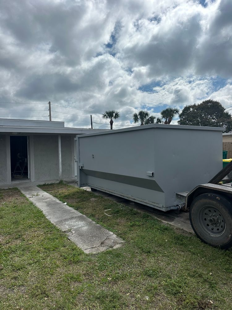 12 Yard Dumpster for Brevard Dumpsters in Palm Bay, FL