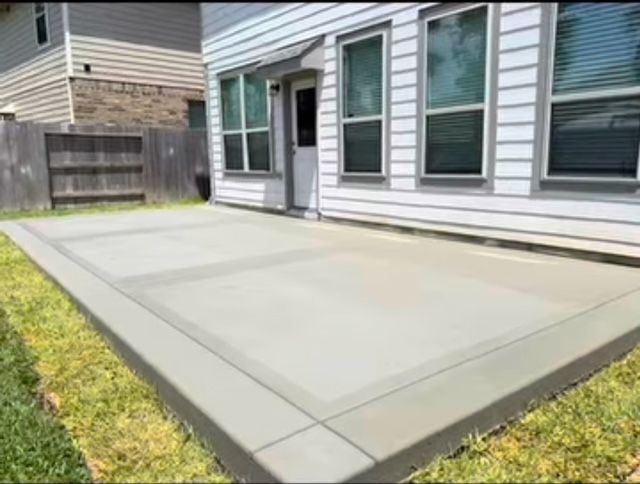 Our concrete services offer homeowners exceptional quality and durability, transforming driveways, patios, and more into beautiful, long-lasting spaces that enhance the value and aesthetic appeal of your home. for Divine Construction Services in Brazoria County, TX