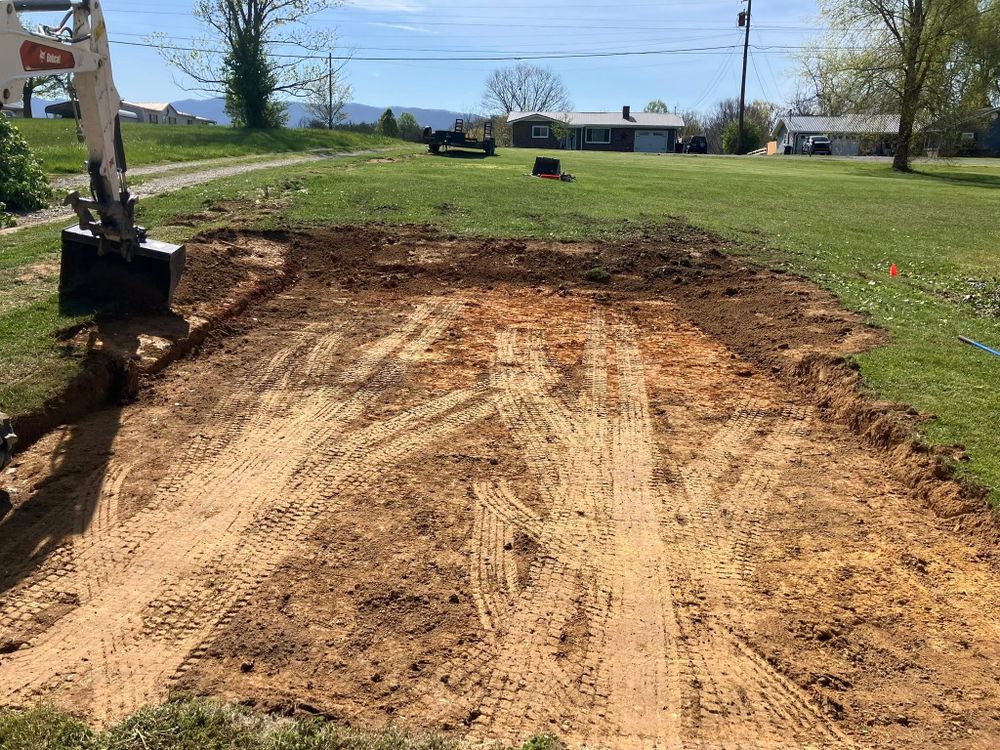 Excavating for Genesis Landworks in Bluff City, TN
